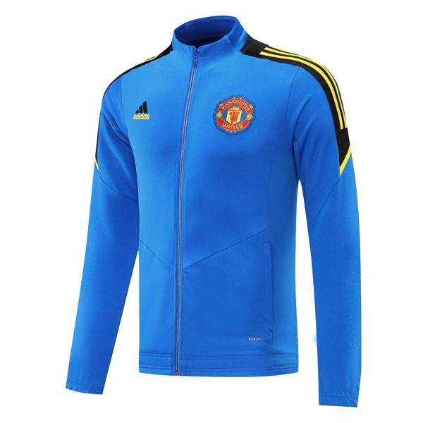 Sweatjacken Manchester United 2022-2023 Blau